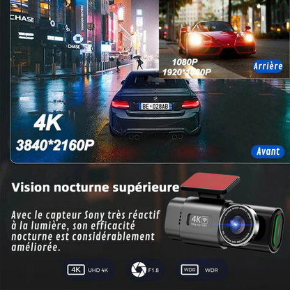 Caméra de Voiture 4k UHD |Vision parfaite®