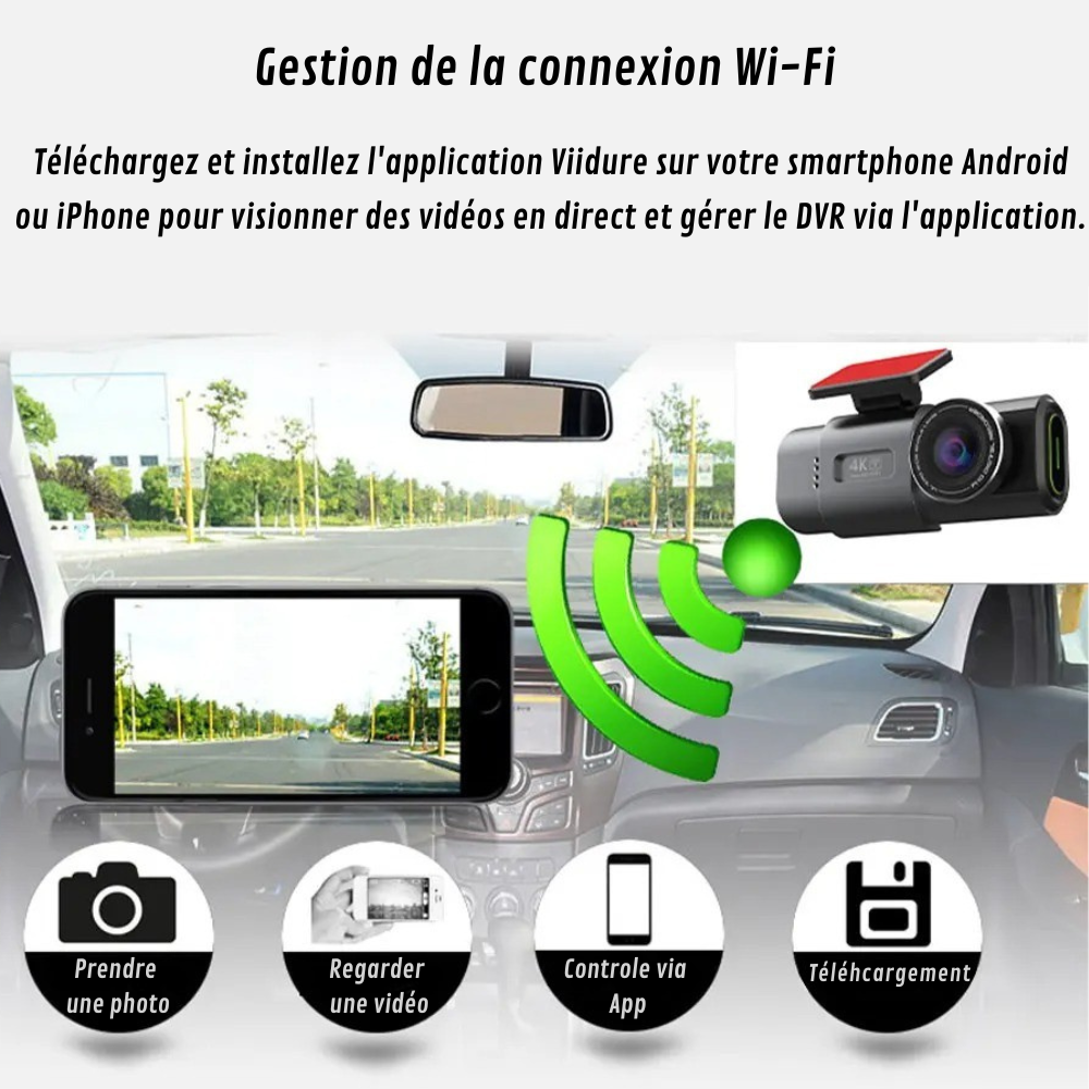 Caméra de Voiture 4k UHD |Vision parfaite®